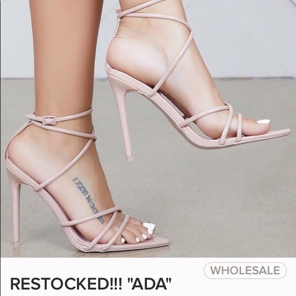 🌟👡🌟Ada Nude Strappy Heel🌟👡🌟6 7 7.5🌟👡🌟 - Picture 4 of 5